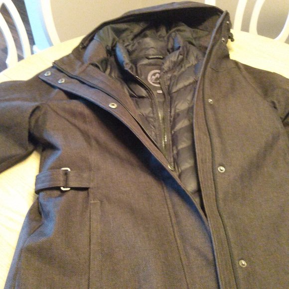 Charcoal Grey Two in one Winter Jacket Size Medium - Picture 2 of 5